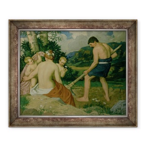 Tablou inramat - William Strang - Prin sudoarea fruntii tale, 50 x 60 cm