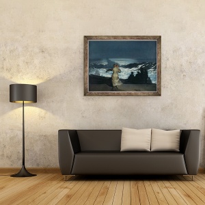 Tablou inramat - Winslow Homer - Noapte de vara, 60 x 80 cm - Img 2