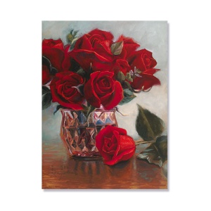Tablou Canvas - A Vase of Love, 75 x 100 cm