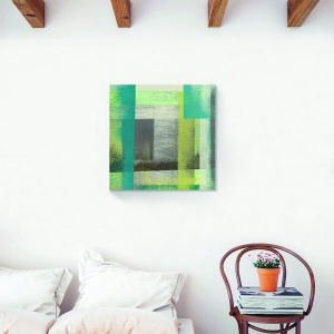 Tablou decorativ modern living abstract pe canvas 60x60 cm