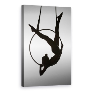 Tablou canvas - Aerialistul, Aeriana, Preformanta, Danseaza, Cerc, 60 x 90 cm