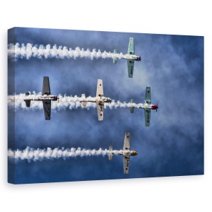Tablou canvas - Aerostarurile, Avion, Airshow, Norvegia, Bergen, Yak50, 40 x 60 cm