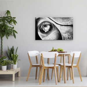 Tablou canvas - Alfa Romeo, Masina, Alb-Negru, Abstract, 50 x 80 cm - Img 4
