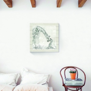 Tablou canvas girafă decorativ 60x60 cm