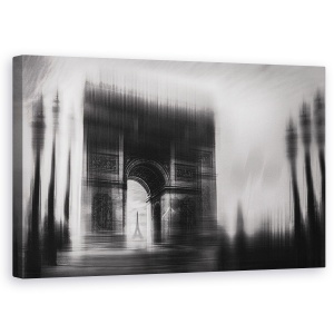 Tablou canvas - Arcul De Triumf, Paris, Franta, Arhitectura, Strada, 50 x 80 cm