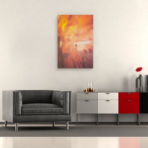 Tablou canvas - Avion, Cer, Peisaj, Actiune, 40 x 60 cm - Img 2