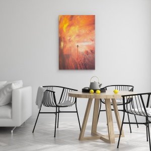 Tablou canvas - Avion, Cer, Peisaj, Actiune, 60 x 90 cm - Img 4