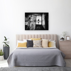 Tablou canvas - Balerina, Balet, Balerina, Dansatoare, Dansand, 60 x 80 cm - Img 3