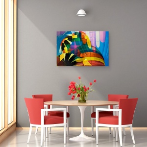 Tablou canvas - Baloane, Balon, Abstract, Colorat, Montaj, Reno, 40 x 60 cm - Img 4
