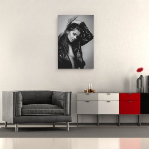 Tablou canvas - Bara, Senzual, Frumusete, Portret, Fata, Femeie, 60 x 90 cm - Img 2