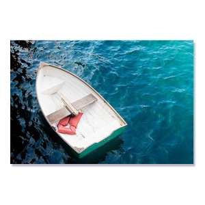 Tablou Canvas - Barca, Lac, 80 x 120 cm