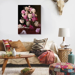 Tablou Canvas - Bujori, 60 x 75 cm - Img 2