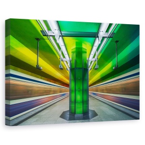Tablou canvas - Canditz, Subteran, Arhitectura, Oras, Punct, Perspectiva, 80 x 120 cm