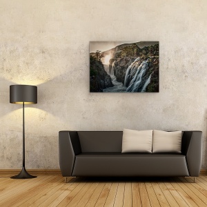 Tablou Canvas - Cascade Sacre, Peisaj, Apa, Africa, Baobab, 50 x 70 cm - Img 2