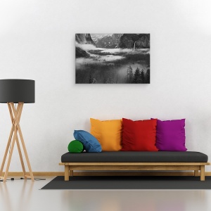 Tablou canvas - Ceata Plutind In Valea Yosemite, Peisaj, California, Statele Unite Ale Americii, 40 x 60 cm - Img 2
