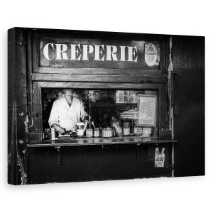 Tablou canvas - Clatitarie Montmartre, Gatit, Bucatar, Restaurant, 80 x 120 cm