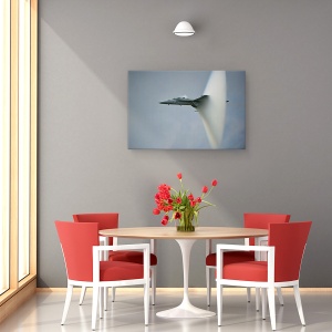 Tablou canvas - Con, Actiune, Jet, Zbor, Avion, 60 x 90 cm - Img 4