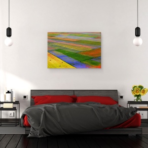 Tablou canvas - Coperta, Castelluccio, Flori, Umbria, 80 x 120 cm - Img 3