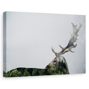 Tablou canvas - Corn De Cerb, Padure, Peisaj, 80 x 120 cm