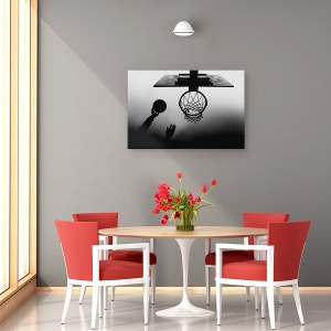 Tablou canvas - Cos, Actiune, Cos, Minge, Mana, 60 x 90 cm - Img 4