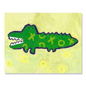 Tablou Canvas - Crocodil, 40 x 50 cm