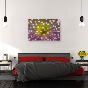Tablou canvas - Culori, Floare, Purpuriu, Macro, 60 x 90 cm - Img 3