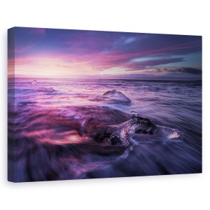 Tablou canvas - Culori, Gheata, Islanda, Jokulsarlon, Rece, Laguna, 40 x 60 cm