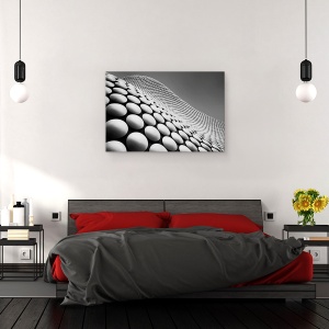Tablou canvas - Curba, Arhitectura, Abstract, Curba, Puncte, Buline Polka, 60 x 90 cm - Img 3
