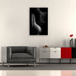 Tablou canvas - Curbe, Senzual, Frumusete, Portret, Fata, Femeie, 60 x 90 cm - Img 2