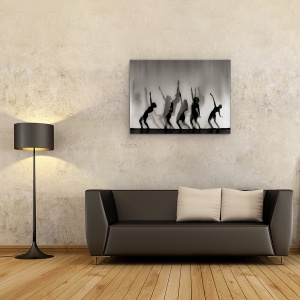 Tablou canvas - Dansul, Limbajul Sufletului, Umbre, Stare De Spirit, 50 x 70 cm - Img 2