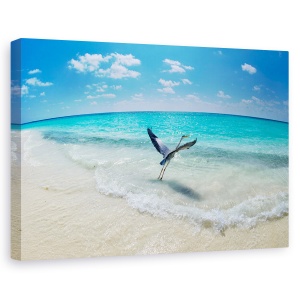 Tablou canvas - Decolare, Nature, Plaja, Orizont, Ocean, 60 x 90 cm