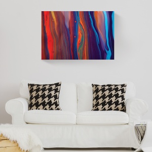 Tablou canvas abstract cu culori vibrante