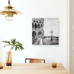 Tablou canvas - Dimineata Devreme - Venetia, Palat, Palatul Dogilor, 90 x 90 cm - Img 4