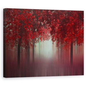 Tablou canvas - Din Dragoste, Padure, Copaci, Ceata, 60 x 75 cm