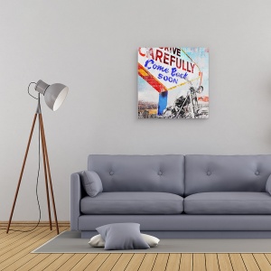 Tablou canvas - Diverse, Diferit, Motor, Culoare, 90 x 90 cm - Img 2
