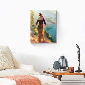 Tablou Canvas - Doamna Lacului, 60 x 75 cm - Img 2