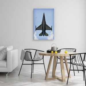 Tablou canvas - Doar Peste Capul Meu, Aviatie, Avion, Aerobatic, 60 x 90 cm - Img 4