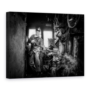 Tablou canvas - Documentar, Tren, Documentar, Masina, Vintage, Retro, 60 x 80 cm