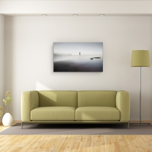 Tablou canvas - Farul De Nicaieri, Peisaj Marin, Apa, Mare, 50 x 80 cm - Img 2