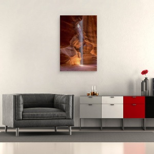 Tablou canvas - Fascicul De Lumina, Lumina, Ray, Raza De Lumina, Stanca, Nisip, 40 x 60 cm - Img 2