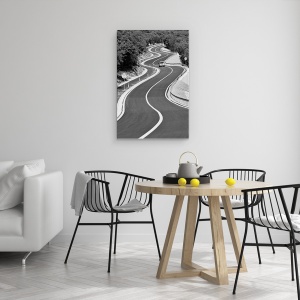 Tablou canvas - Fiecare Zi E Un Drum Serpuit, Curbe, 60 x 90 cm - Img 4