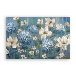 Tablou Canvas - Floral, Pictura, Flori, 40 x 60 cm - Img 1