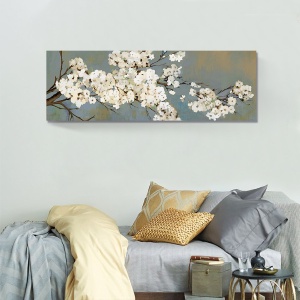 Tablou Canvas - Flori de cires I, 30 x 90 cm - Img 2