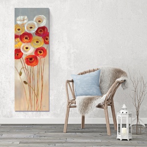 Tablou Canvas - Flori de maci, Flori, 30 x 90 cm - Img 2