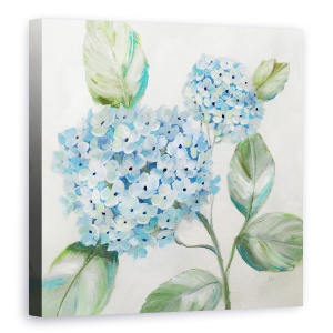 Tablou canvas - Flori, Hortensie, Albastru, Pictura II, 60 x 60 cm