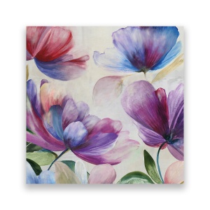 Tablou Canvas - Flori, Lalele, Mov, 60 x 60 cm