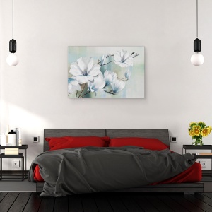 Tablou canvas - Flori, Magnolia, Primavara, Pictura, 40 x 60 cm - Img 3