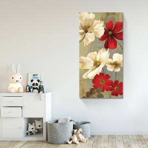 Tablou canvas flori primavara 50x100 cm decor interior