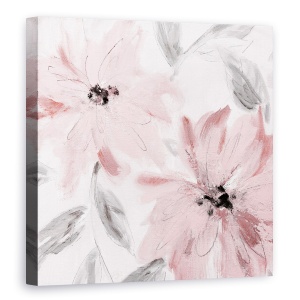 Tablou canvas - Flori, Roz, Fericire, Pictura, 90 x 90 cm