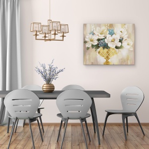 Tablou canvas - Flori, Vaza, Magnolia, 40 x 50 cm - Img 4